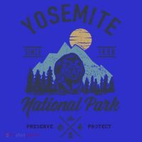 Vintage Retro Yosemite National Park Hiking Gift T-Shirt thumb 7
