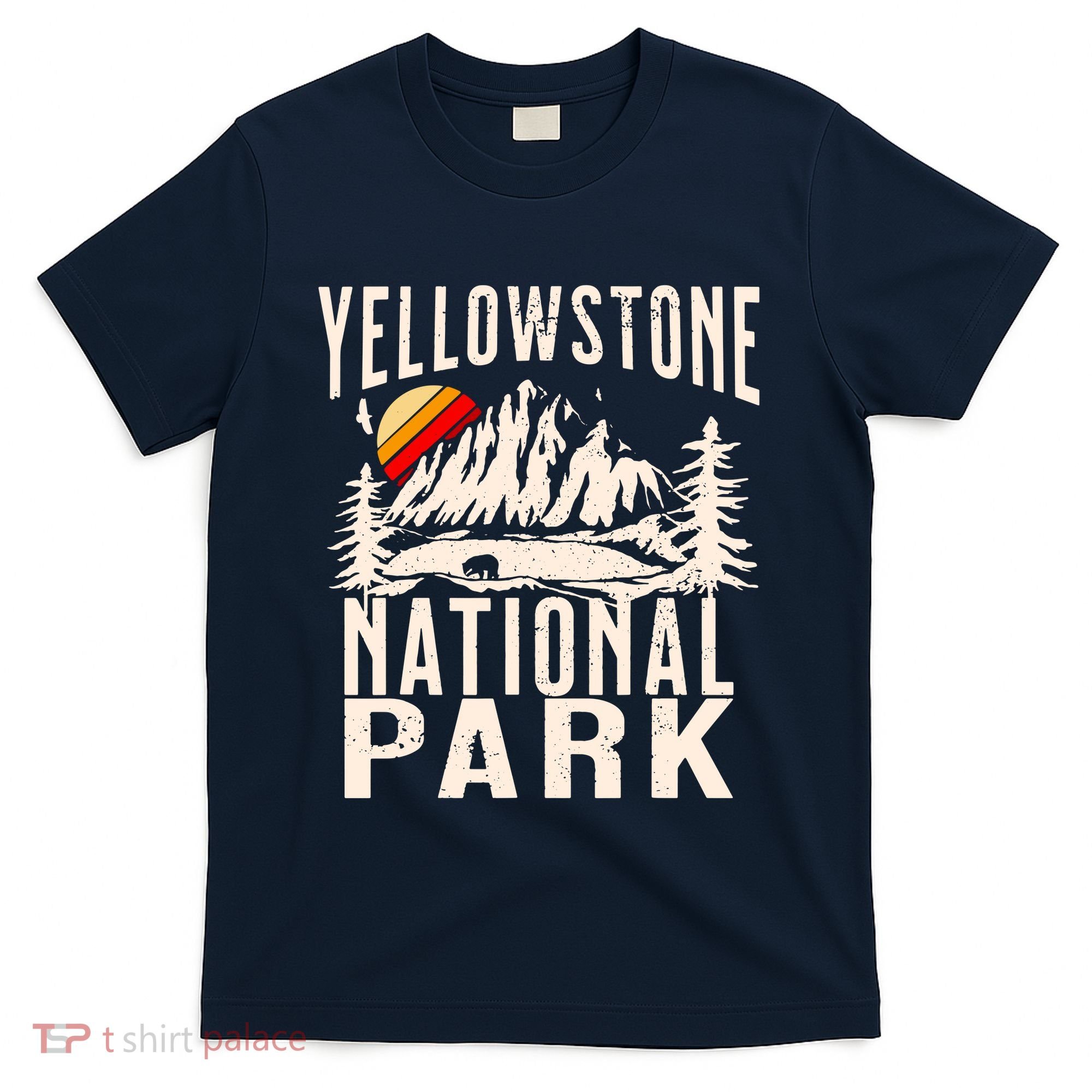 Vintage Retro Yellowstone National Park T-Shirt