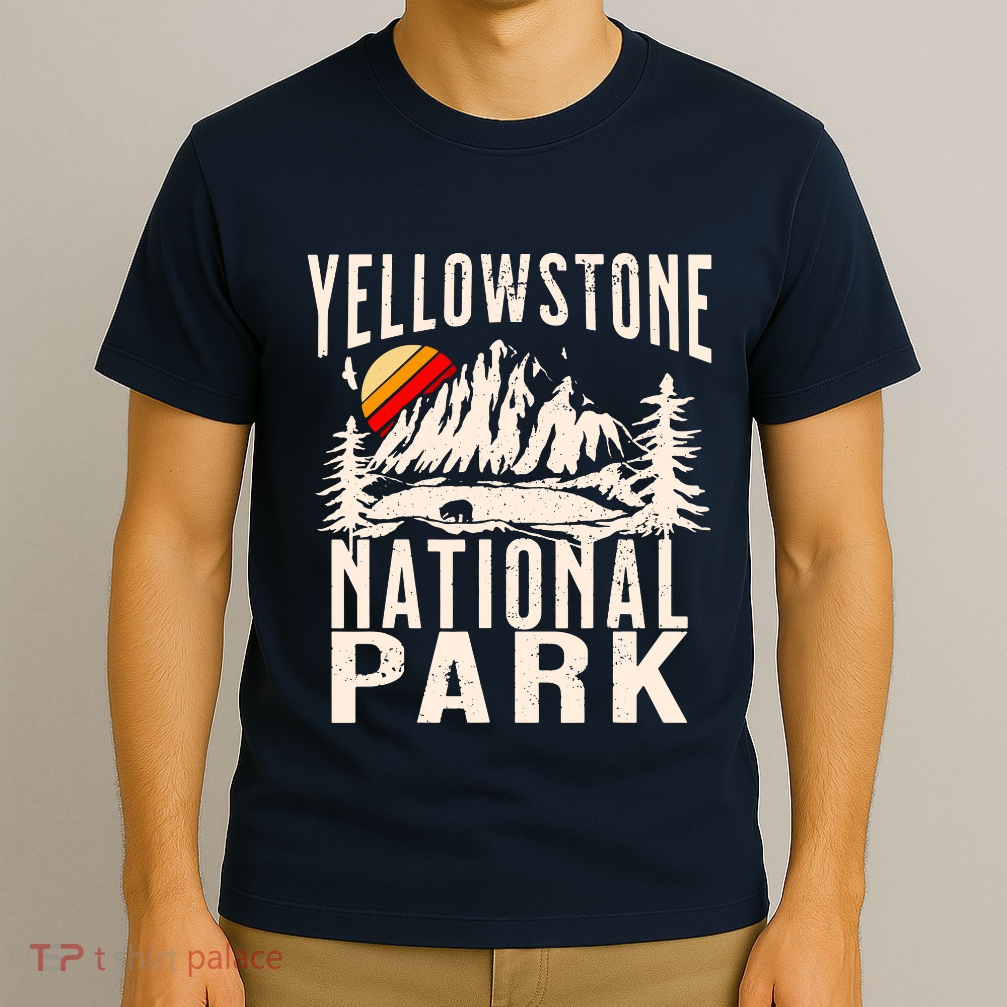 Vintage Retro Yellowstone National Park T-Shirt