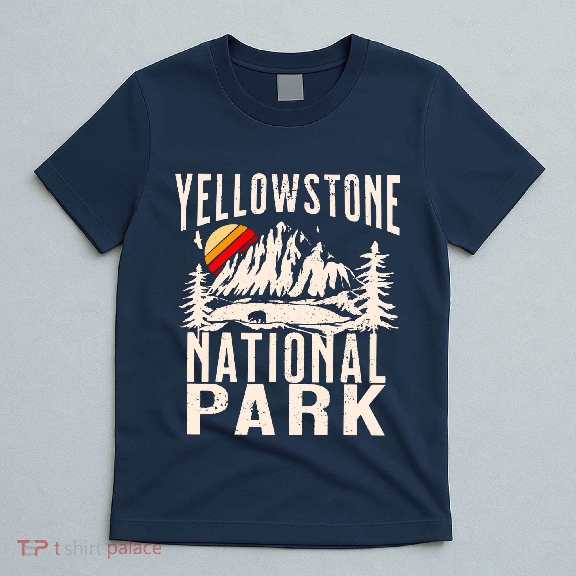 Vintage Retro Yellowstone National Park T-Shirt