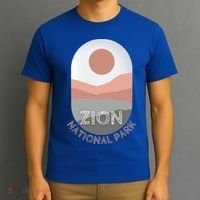 Vintage Retro Zion National Park Utah Arches Road Trip Tee Gift T-Shirt thumb 3