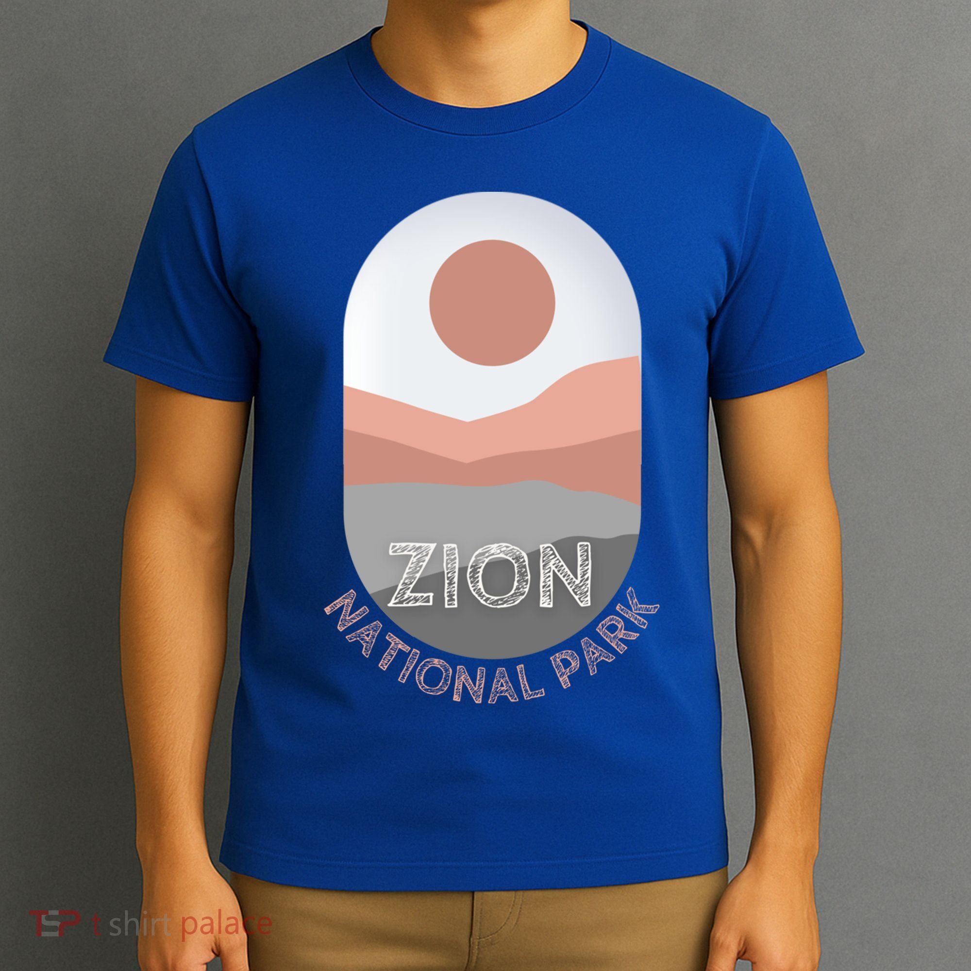 Vintage Retro Zion National Park Utah Arches Road Trip Tee Gift T-Shirt
