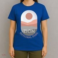 Vintage Retro Zion National Park Utah Arches Road Trip Tee Gift T-Shirt thumb 4