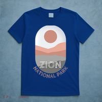 Vintage Retro Zion National Park Utah Arches Road Trip Tee Gift T-Shirt thumb 5