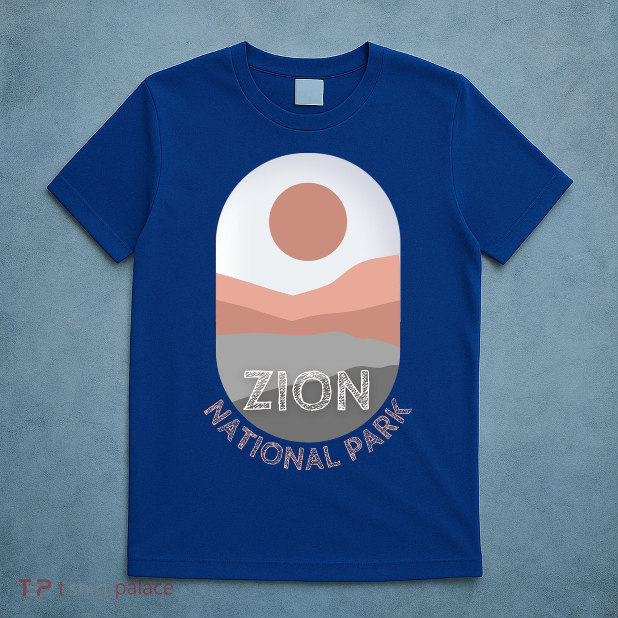 Vintage Retro Zion National Park Utah Arches Road Trip Tee Gift T-Shirt