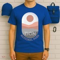 Vintage Retro Zion National Park Utah Arches Road Trip Tee Gift T-Shirt thumb 6