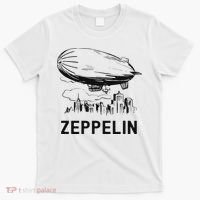 Vintage Retro Zeppelin Dirigible Airship Sketch T-Shirt thumb 0