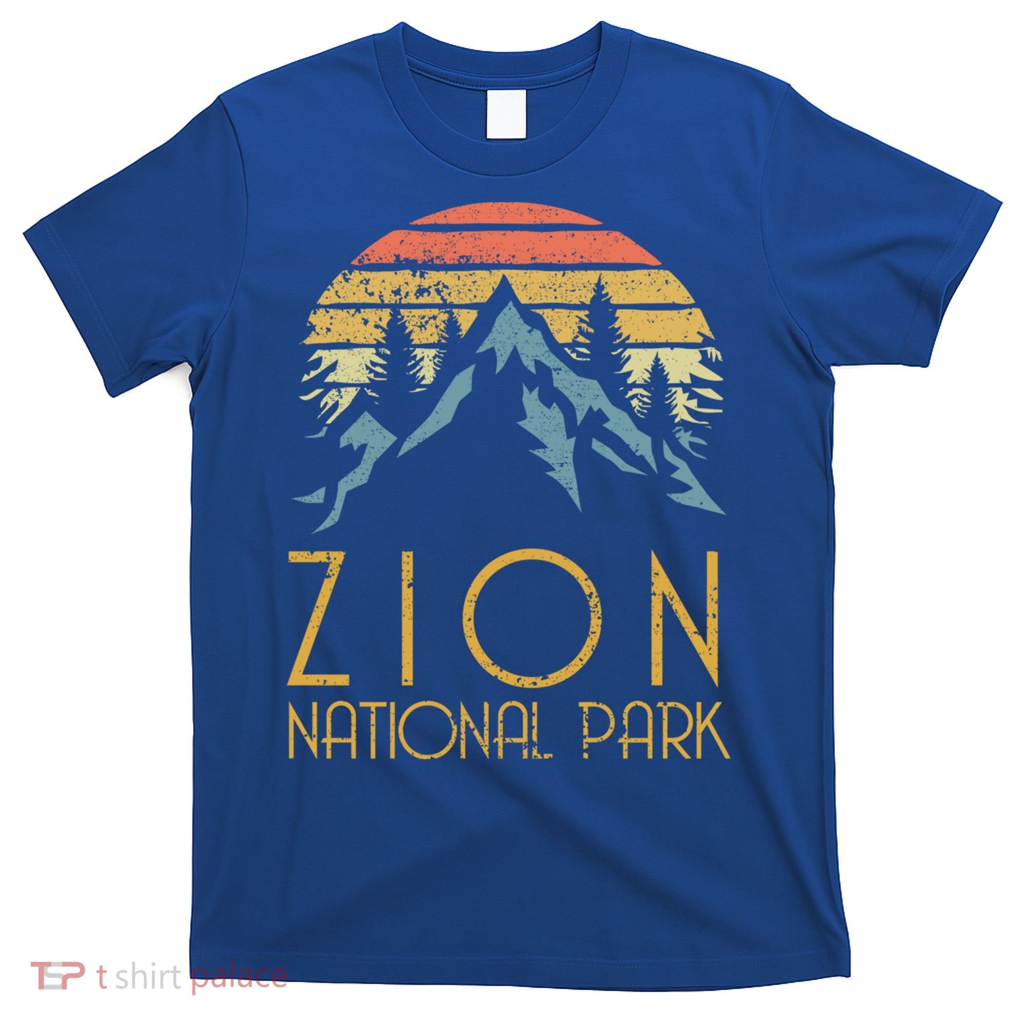Vintage Retro Zion National Park Utah Funny Gift T-Shirt
