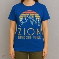 Vintage Retro Zion National Park Utah Funny Gift T-Shirt thumb 4