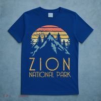 Vintage Retro Zion National Park Utah Funny Gift T-Shirt thumb 5