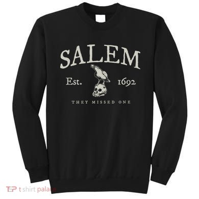 Vintage Salem 1692 They Missed One Witch Halloween Sweatshirt