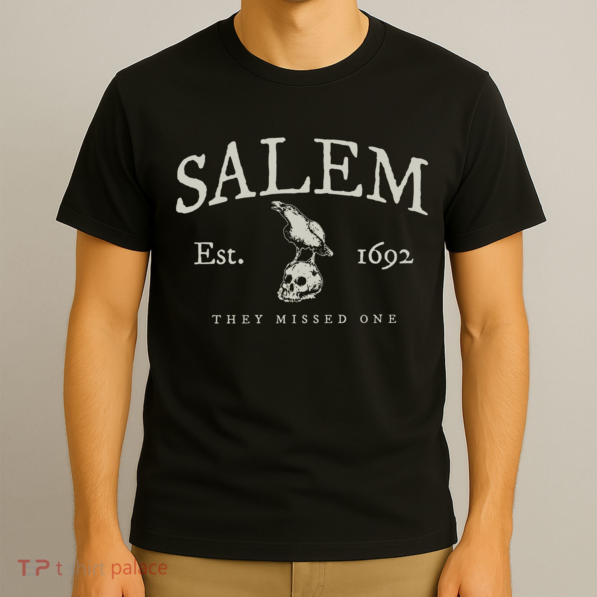 Vintage Salem 1692 They Missed One Witch Halloween T-Shirt