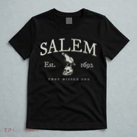 Vintage Salem 1692 They Missed One Witch Halloween T-Shirt thumb 5