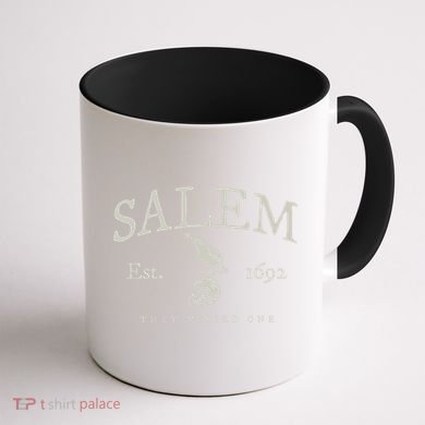 Vintage Salem 1692 They Missed One Witch Halloween Coffee Mug back