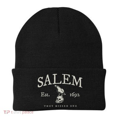 Vintage Salem 1692 They Missed One Witch Halloween Beanie