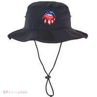 Vaporwave Synthwave 80s Japan Japanese Great Wave Tokyo 80s Bucket Hat thumb 0
