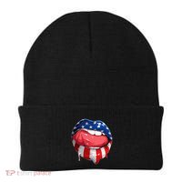 Vaporwave Synthwave 80s Japan Japanese Great Wave Tokyo 80s Beanie thumb 0