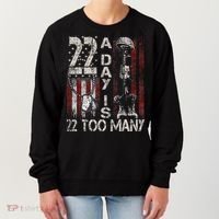 Veteran Suicide Awareness Ribbon 22 A Day Is 22 Too Many Women's Sweatshirt thumb 0