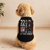 Veteran Suicide Awareness Ribbon 22 A Day Is 22 Too Many Doggie Tank thumb 2