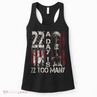 Veteran Suicide Awareness Ribbon 22 A Day Is 22 Too Many Women's Tank Top thumb 0