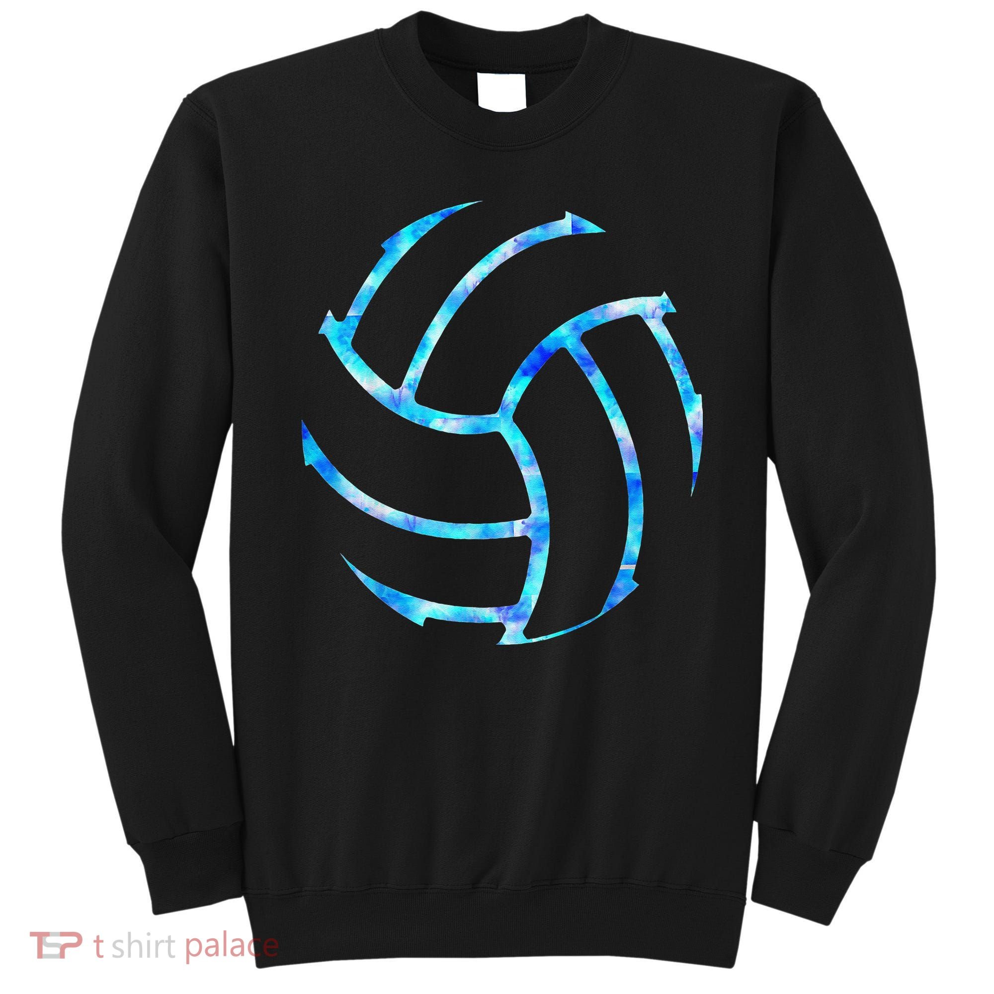 Volleyball Stuff Attire Tie Dye Gift for a Teen  Player Sweatshirt