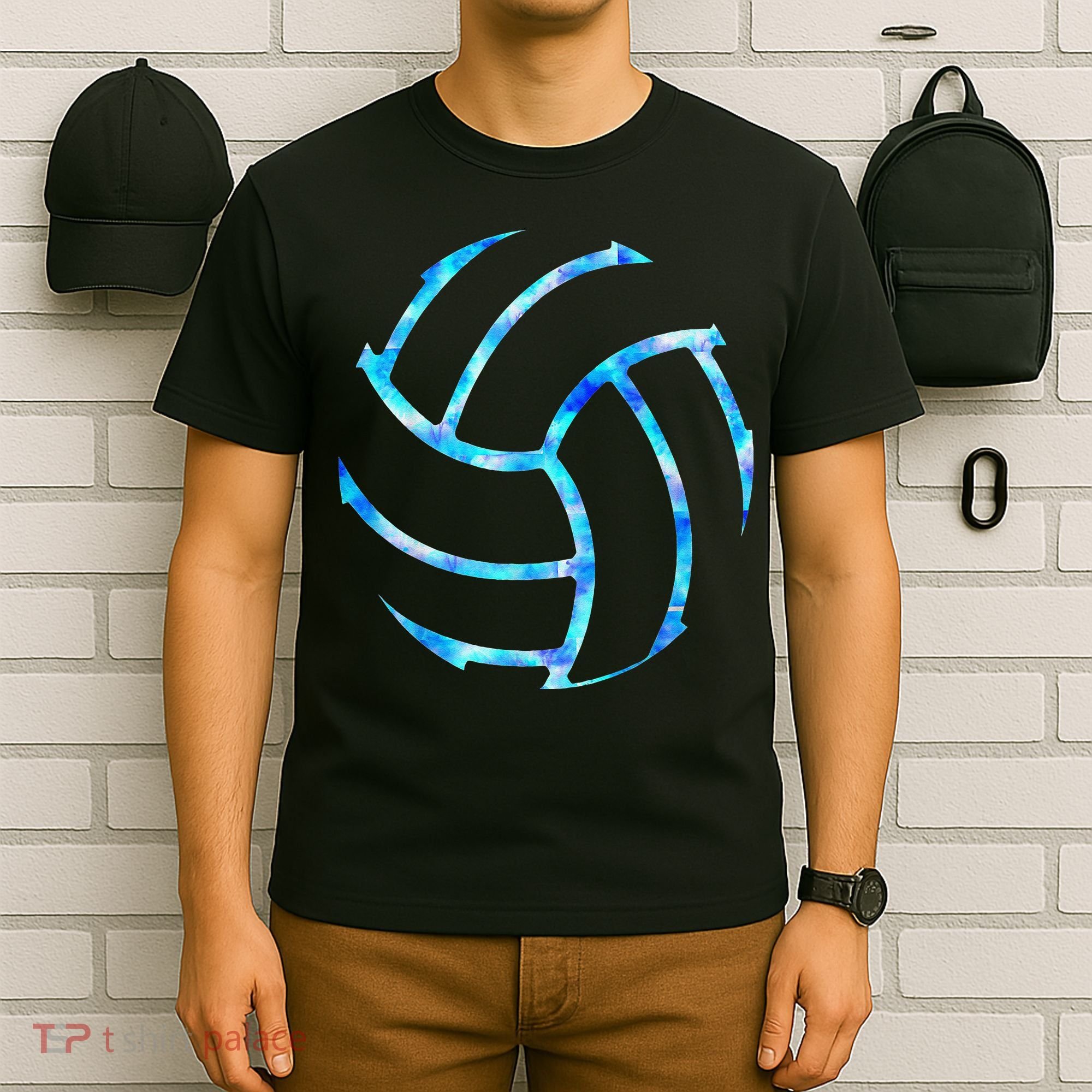 Volleyball Stuff Attire Tie Dye Gift for a Teen  Player T-Shirt
