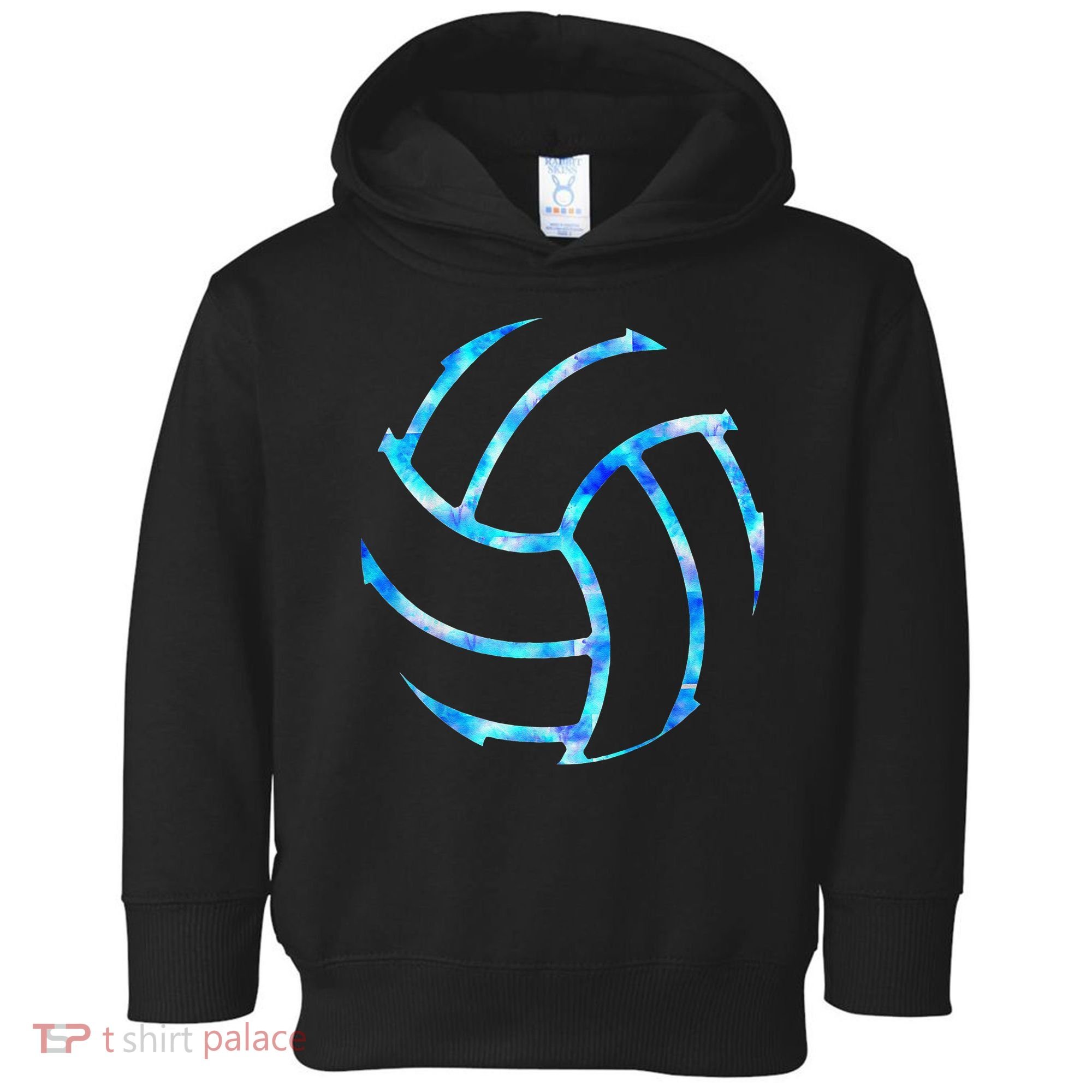 Volleyball Stuff Attire Tie Dye Gift for a Teen  Player Toddler Hoodie
