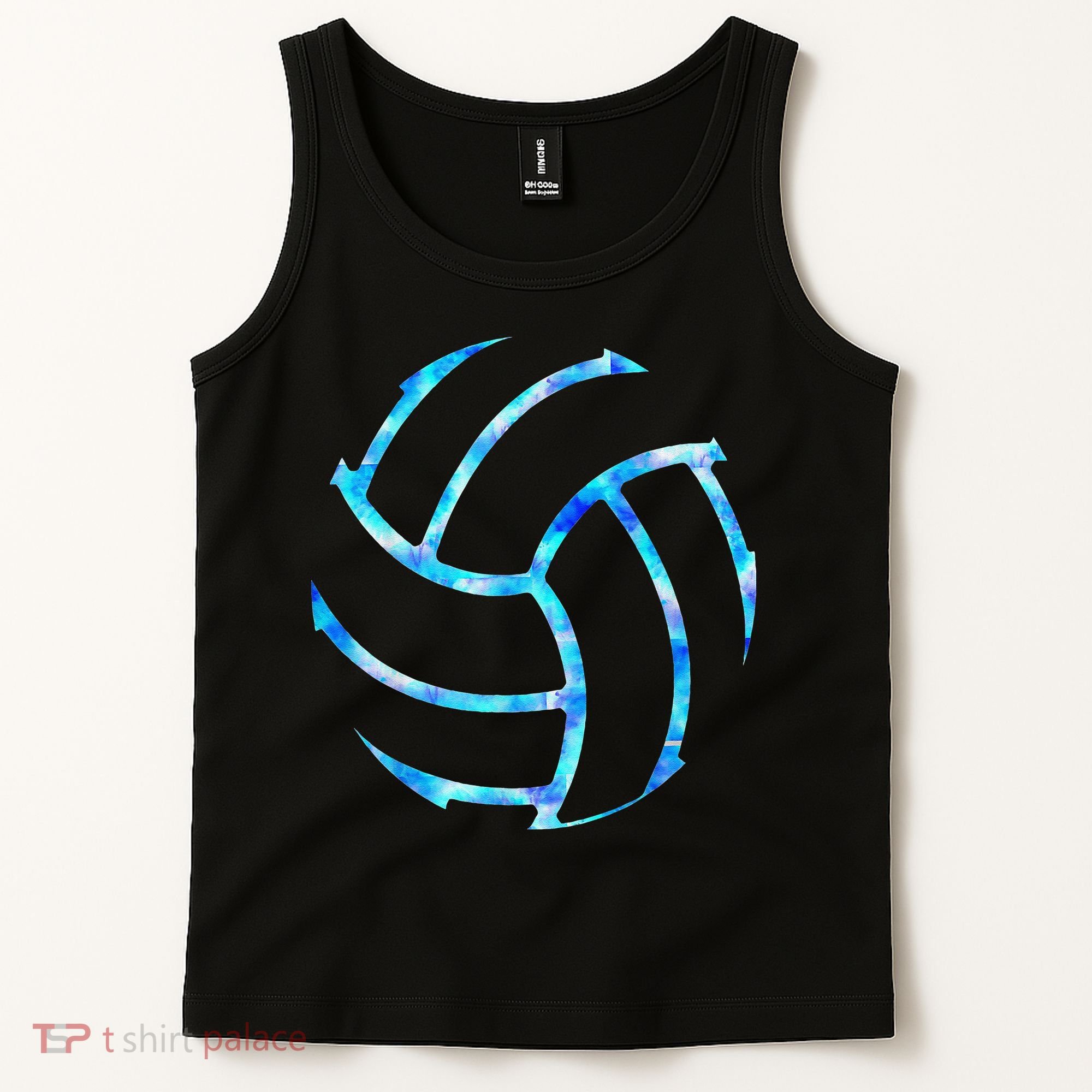 Volleyball Stuff Attire Tie Dye Gift for a Teen  Player Tank Top