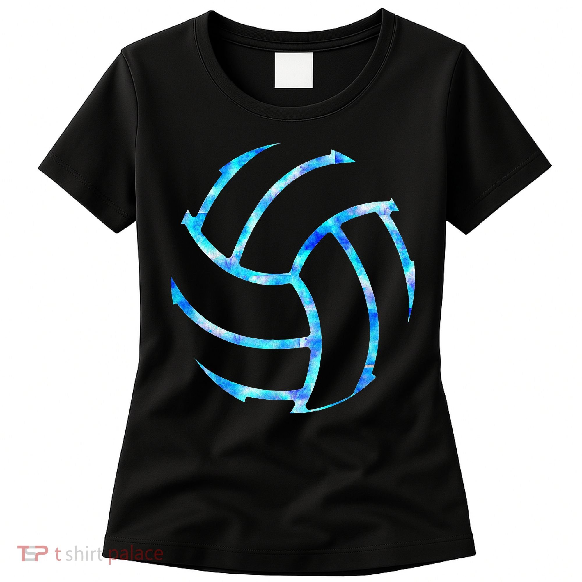 Volleyball Stuff Attire Tie Dye Gift for a Teen  Player Women's T-Shirt