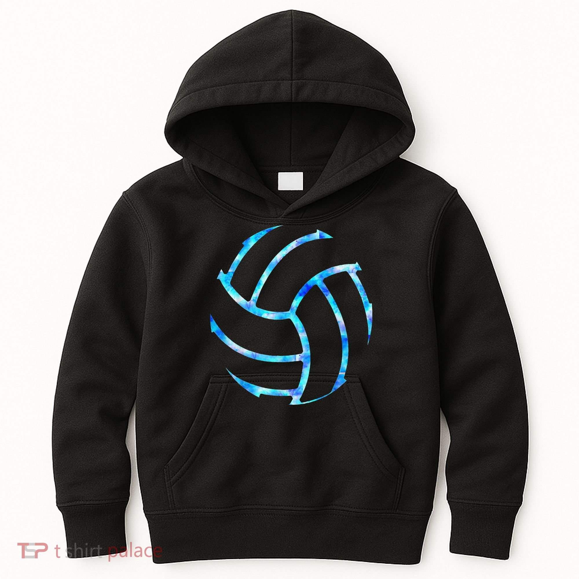 Volleyball Stuff Attire Tie Dye Gift for a Teen  Player Kids Hoodie