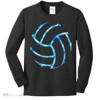 Volleyball Stuff Attire Tie Dye Gift for a Teen  Player Kids Long Sleeve Shirt thumb 0