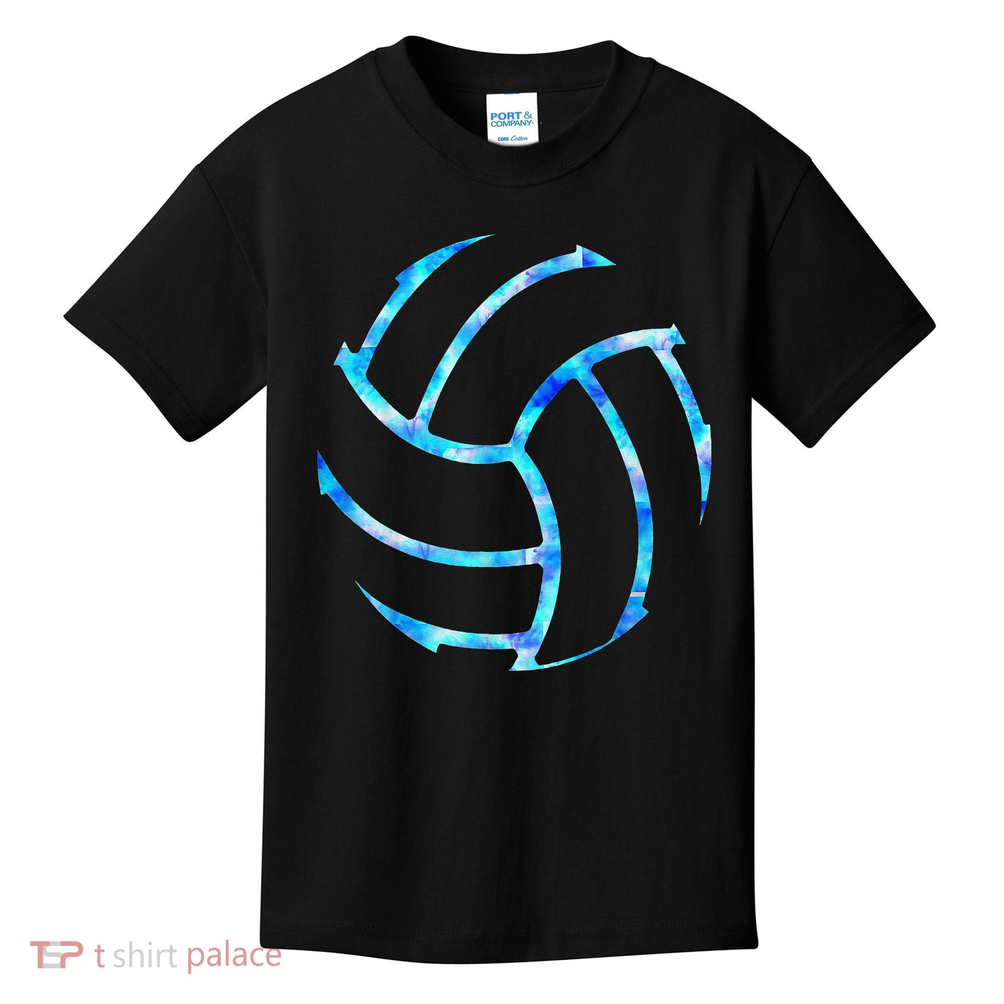 Volleyball Stuff Attire Tie Dye Gift for a Teen  Player Kids T-Shirt