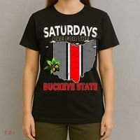 Vintage Saturdays Are For The Buckeye State Grunge T-Shirt thumb 4