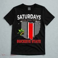 Vintage Saturdays Are For The Buckeye State Grunge T-Shirt thumb 5