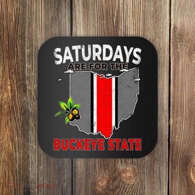 Vintage Saturdays Are For The Buckeye State Grunge Coaster