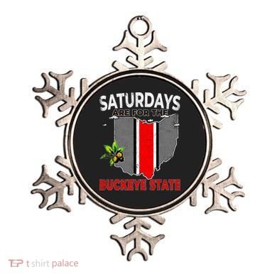 Vintage Saturdays Are For The Buckeye State Grunge Ornament