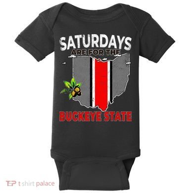 Vintage Saturdays Are For The Buckeye State Grunge Baby Bodysuit