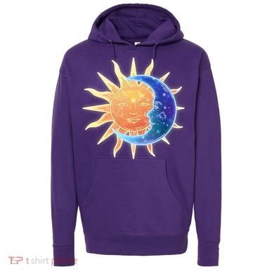 Vintage Sun And Moon Galaxy Hoodie