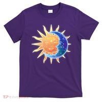 Vintage Sun And Moon Galaxy T-Shirt thumb 0