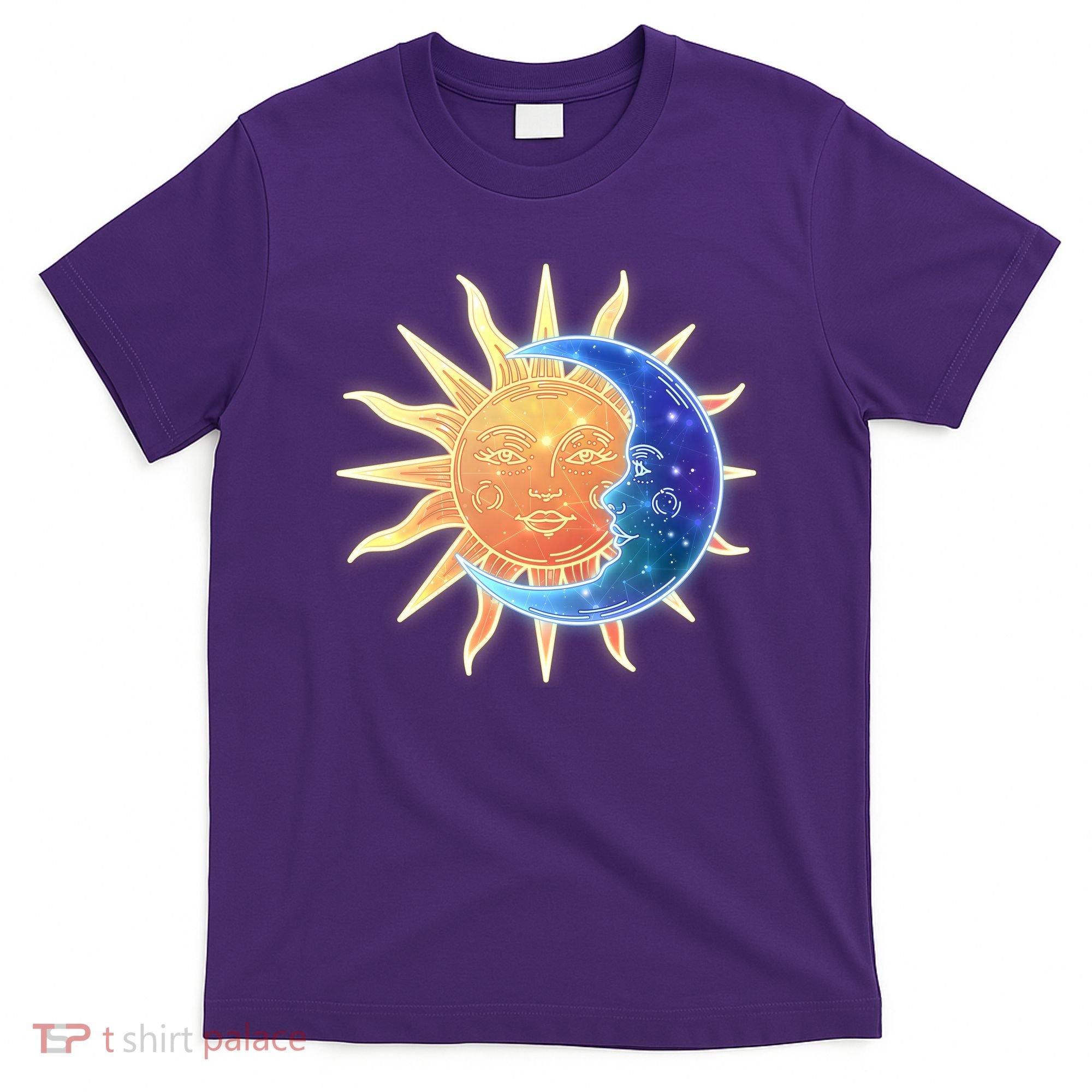 Vintage Sun And Moon Galaxy T-Shirt