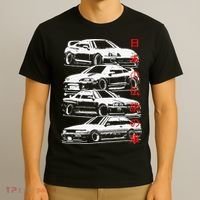 Vintage Skyline Automotive Jdm Legend Tuning Car T-Shirt thumb 3