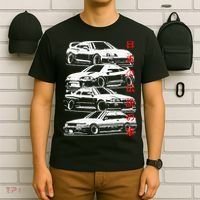 Vintage Skyline Automotive Jdm Legend Tuning Car T-Shirt thumb 6