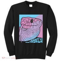 Vaporwave Snake Aesthetic Pastel Goth Serpent Sweatshirt thumb 0