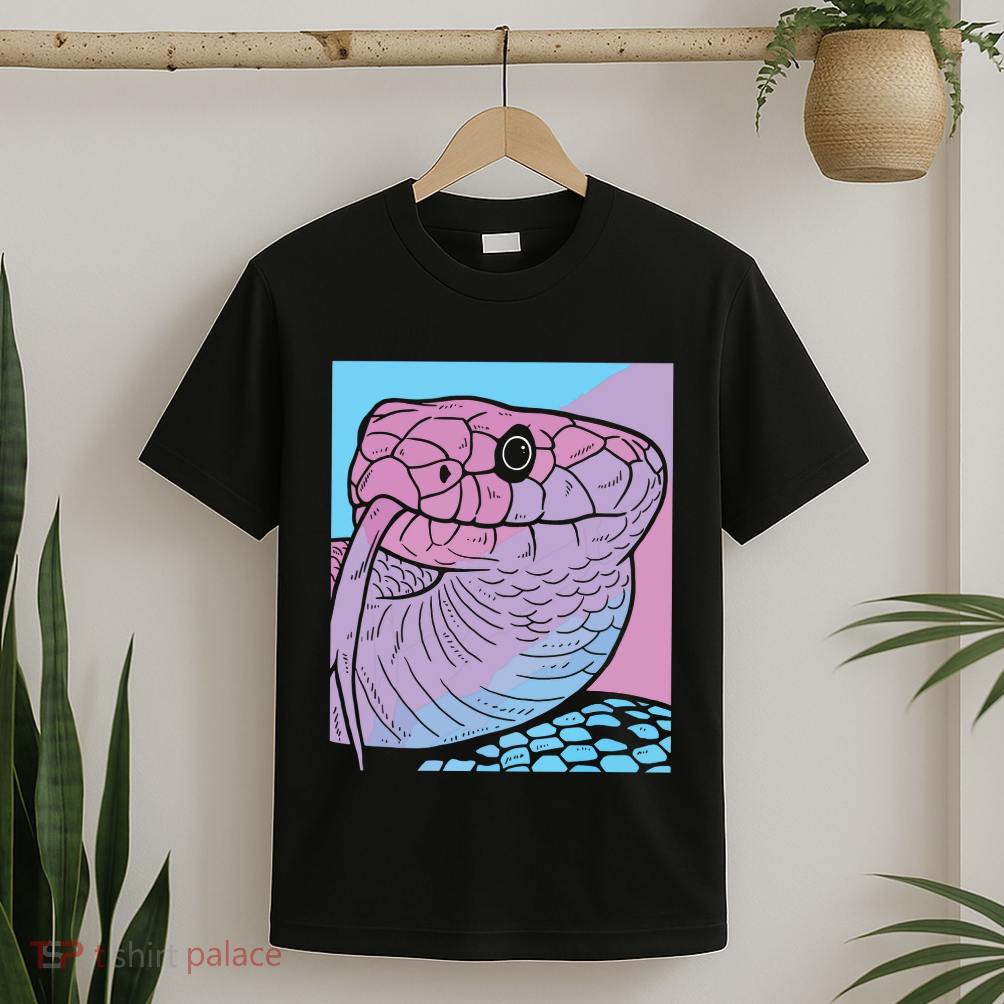 Vaporwave Snake Aesthetic Pastel Goth Serpent T-Shirt