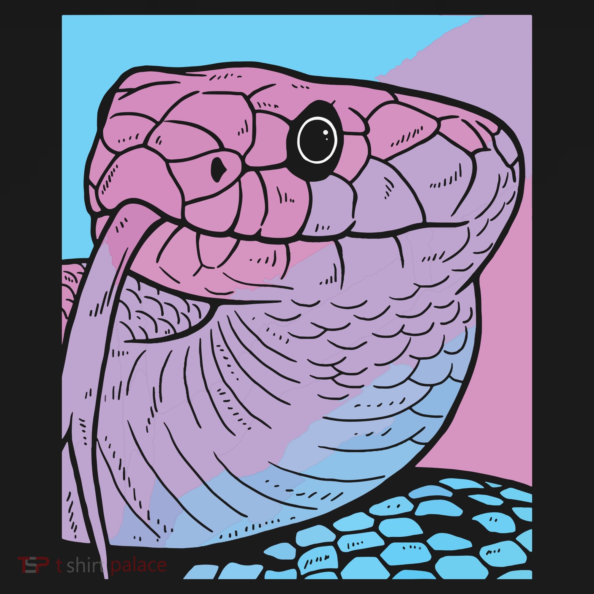 Vaporwave Snake Aesthetic Pastel Goth Serpent Pajama Set