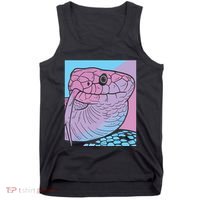 Vaporwave Snake Aesthetic Pastel Goth Serpent Tank Top thumb 0