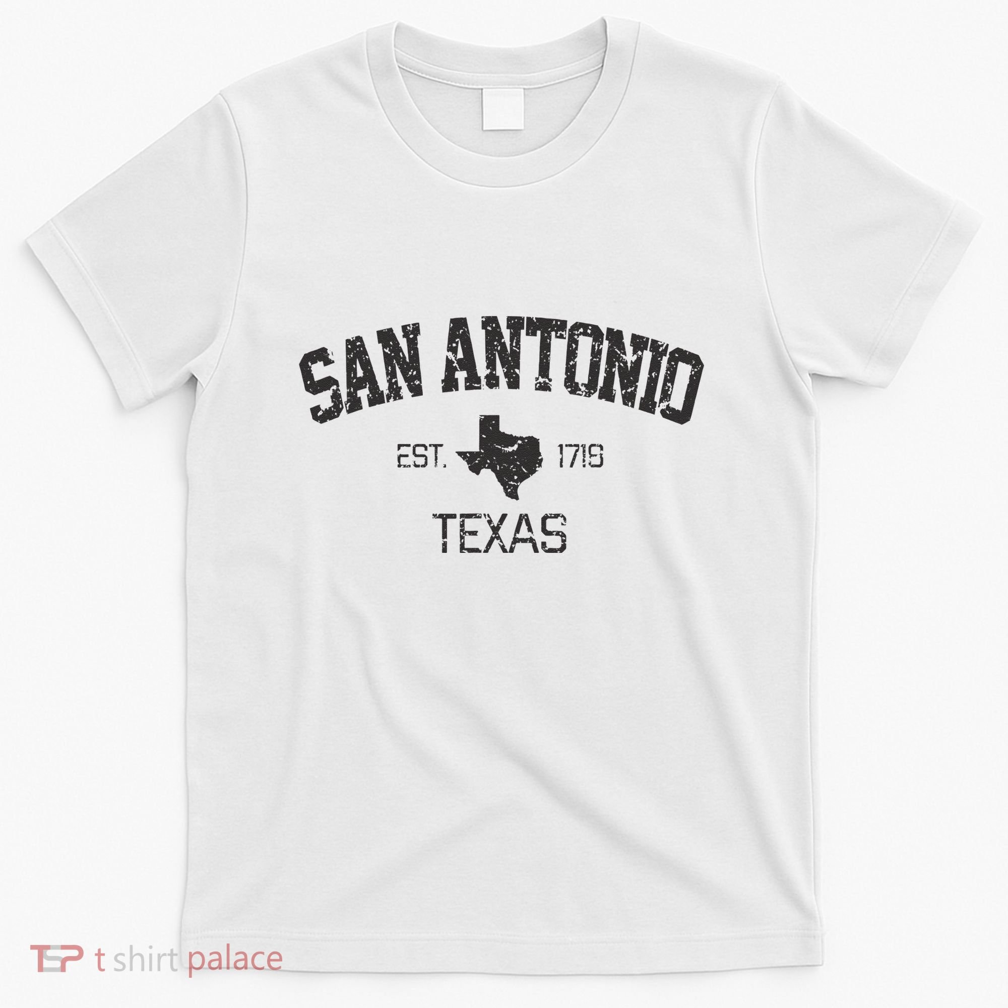 Vintage San Antonio Texas EST 1718 Souvenir Gift T-Shirt