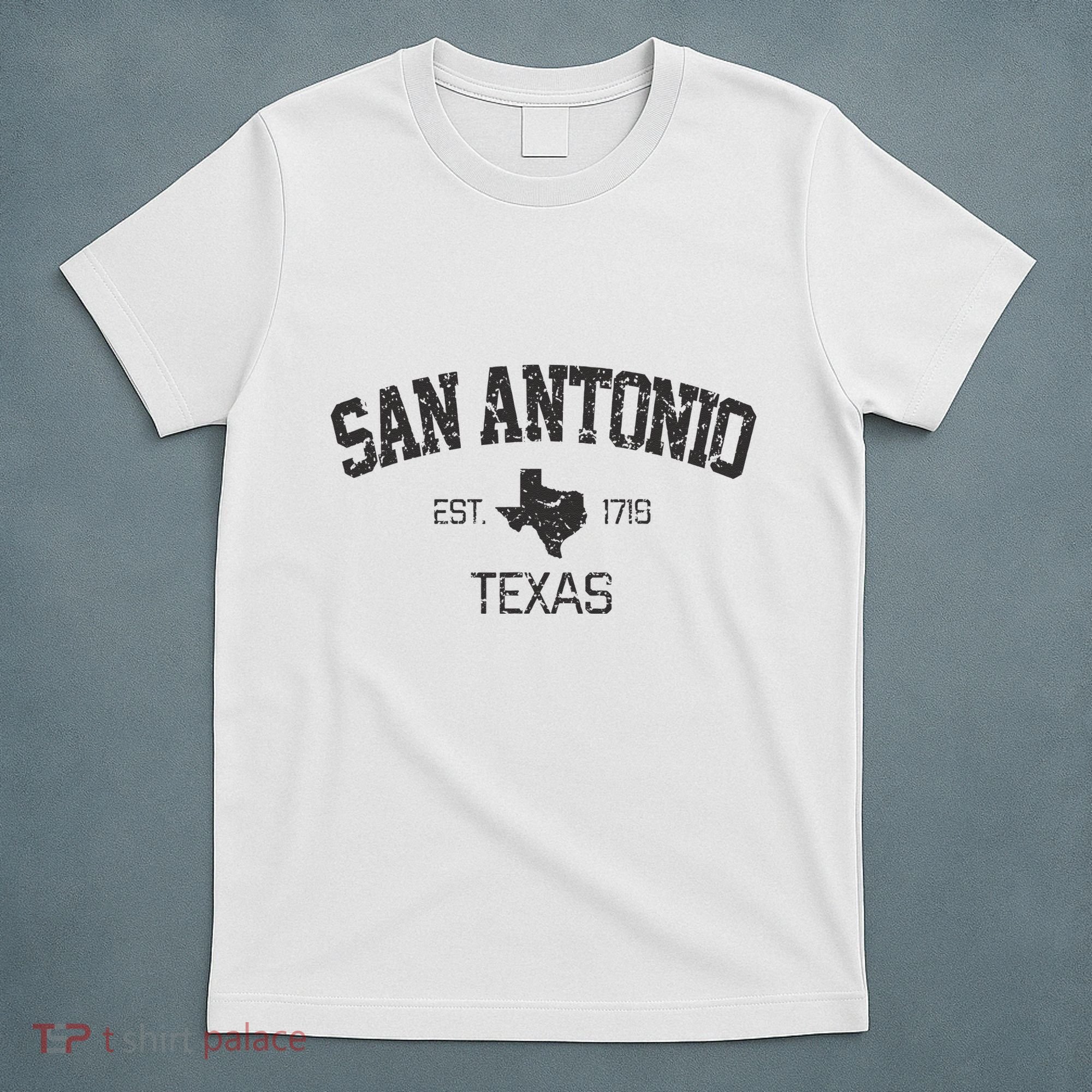 Vintage San Antonio Texas EST 1718 Souvenir Gift T-Shirt
