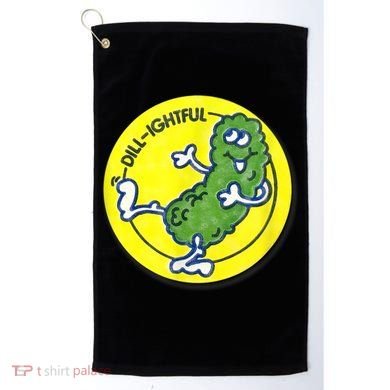 Vintage Scratch And Sniff Sticker Dill Pickle, DillLightful Golf Towel