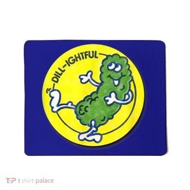 Vintage Scratch And Sniff Sticker Dill Pickle, DillLightful Mousepad